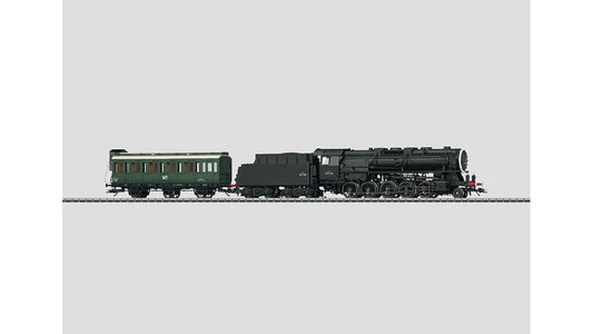 Marklin 37887 Locomotive w-Tender and Crew Car