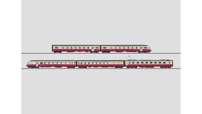 Marklin 39540 "Gottardo" TEE Electric Rail Car Train.