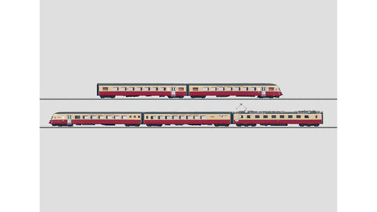 Marklin 39540 "Gottardo" TEE Electric Rail Car Train.