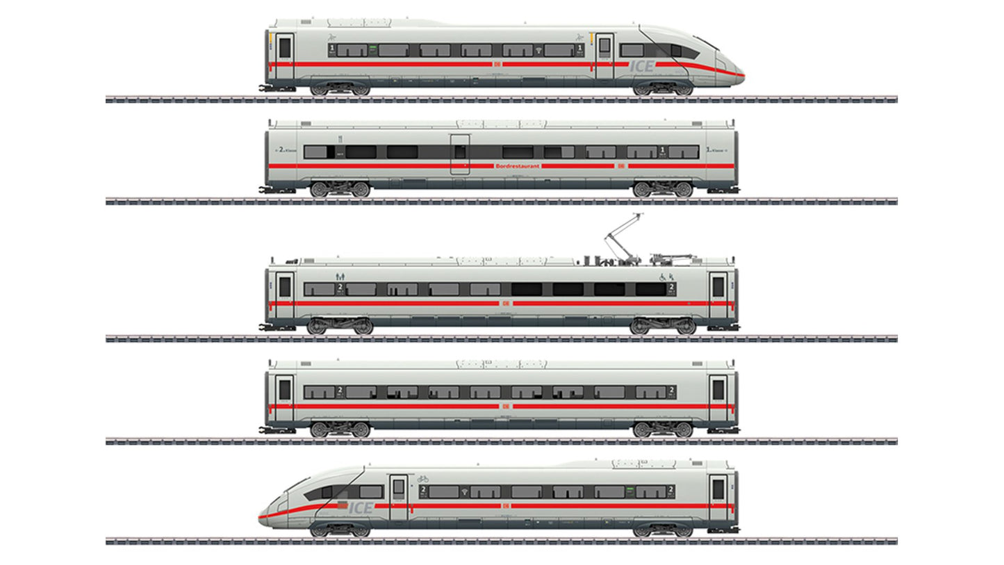 Marklin 39718 ICE 4 Class 412/812 Powered Railcar Train