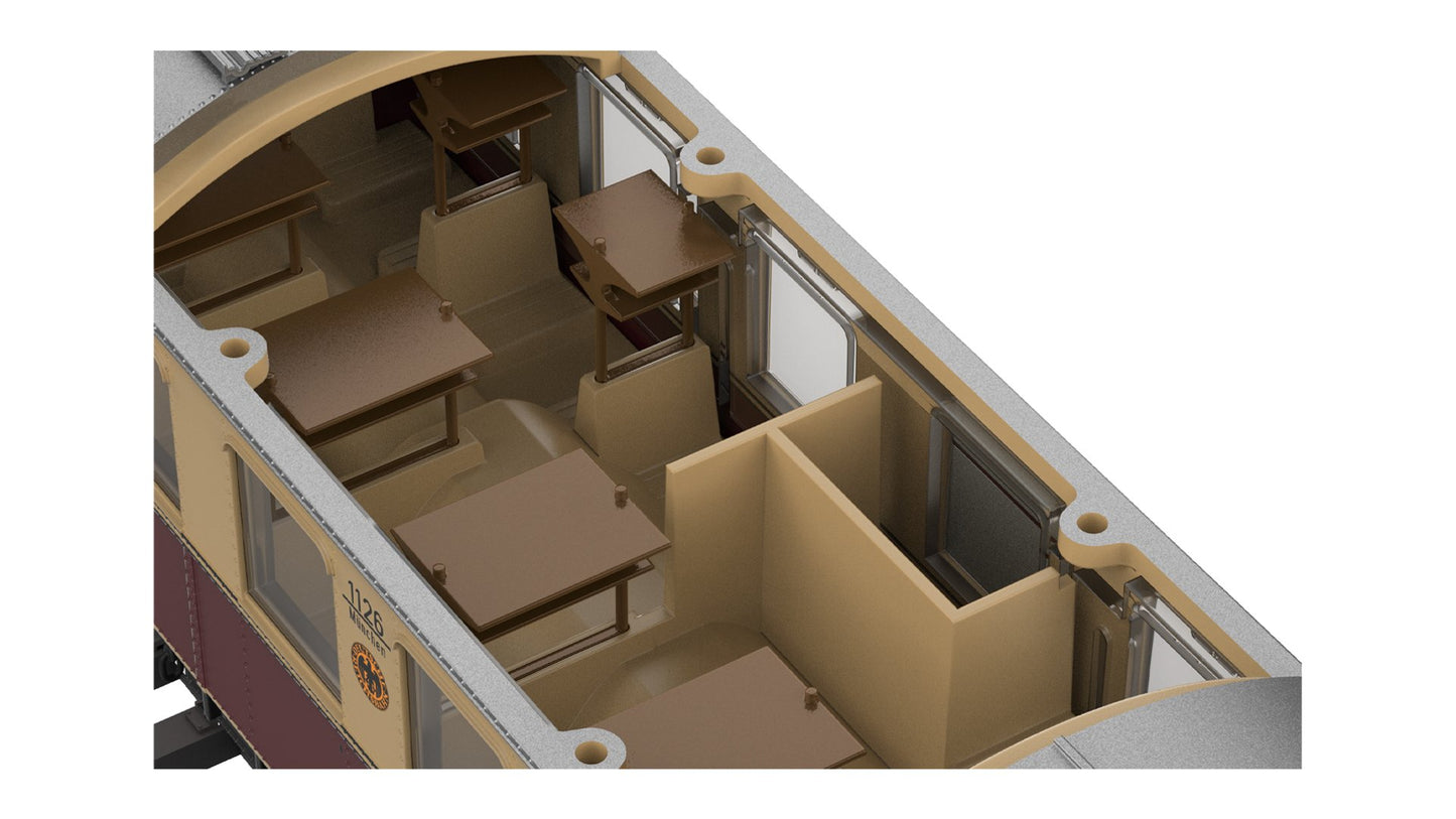 Marklin 39852 Class elT Rail Car 1126 with class elS control car 2126