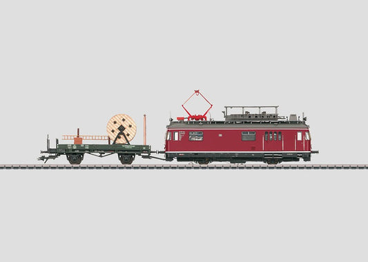 Marklin 39971 Powered Catenary Maintenance Rail Car w-Parts Car
