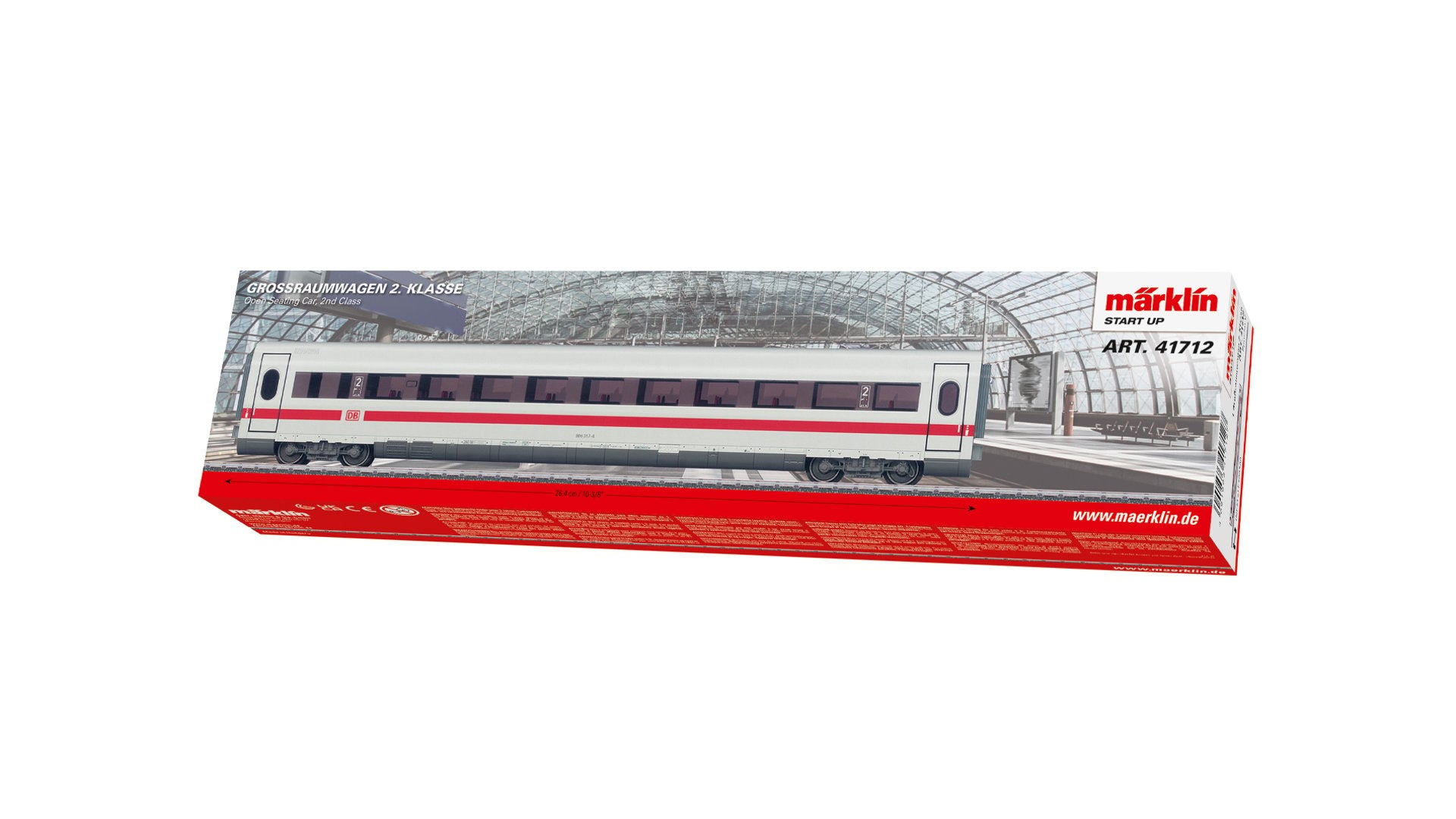 Marklin 41712 Märklin Start up - Open Seating Car, 2nd Class, for ICE 2