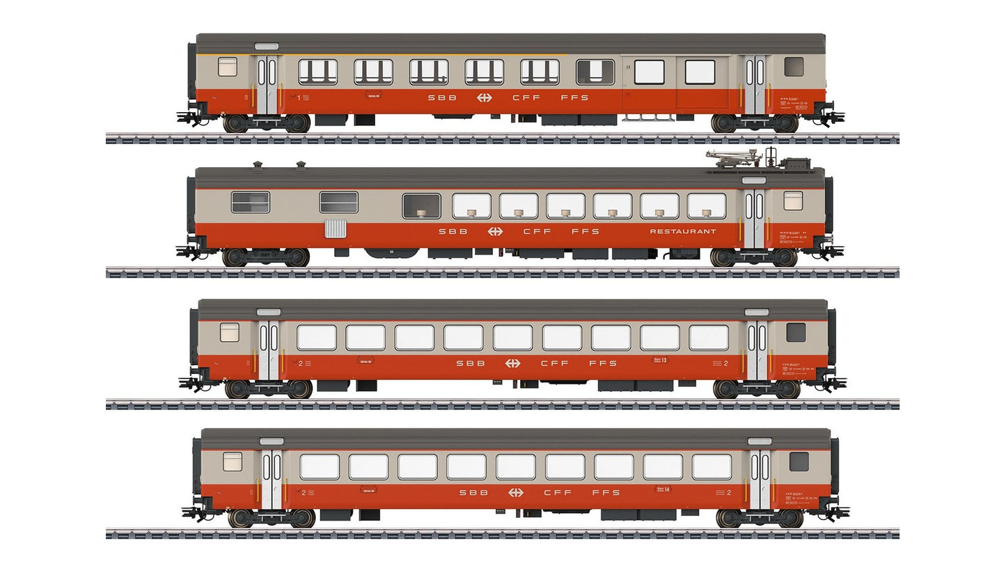 Marklin 42190 Swiss Ex. Pass. Car Set E. IV