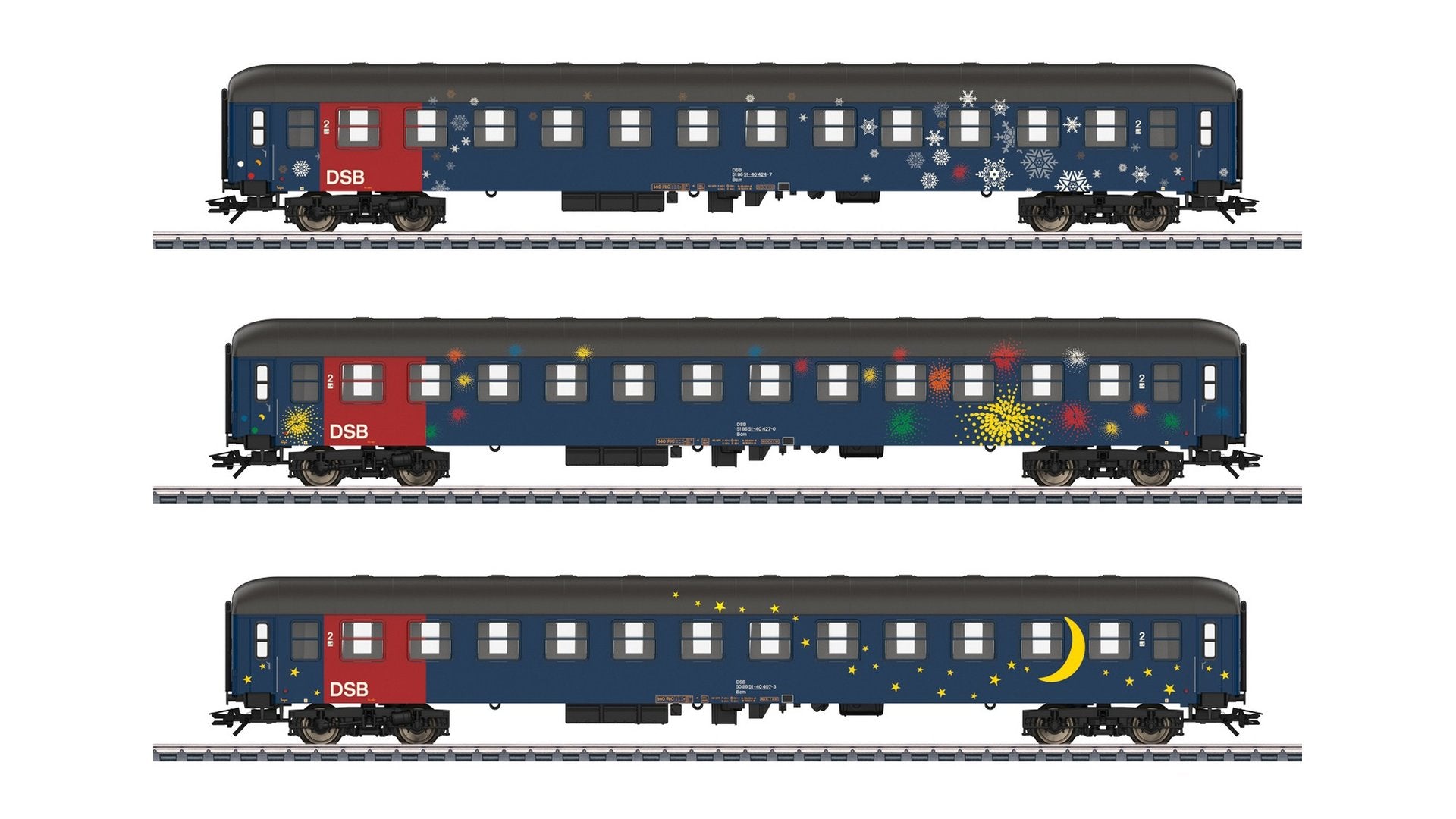Marklin 42698 DSB Passenger Car Set