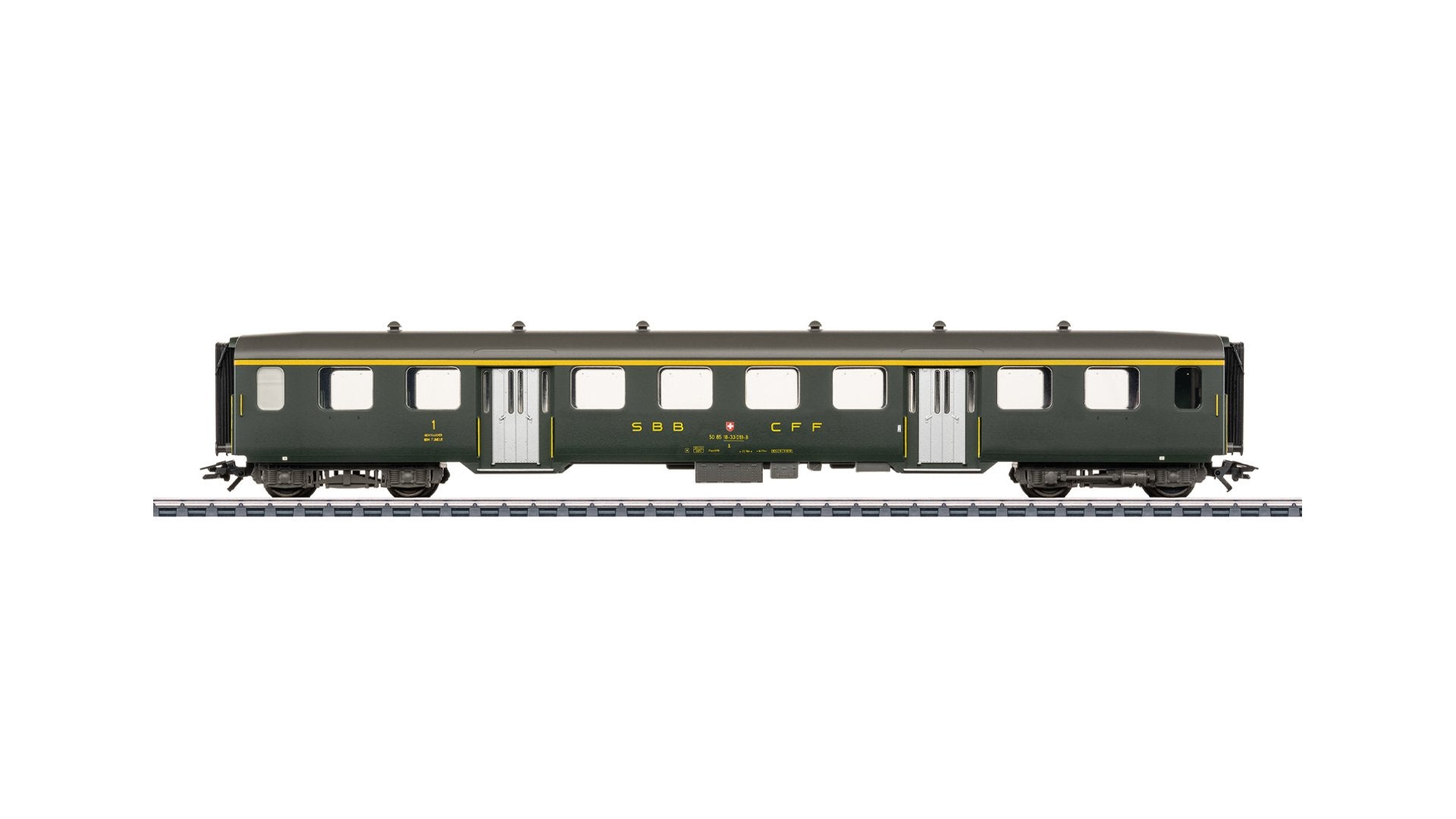 Marklin 43363 Lightweight Steel Passenger Car, 1st Class