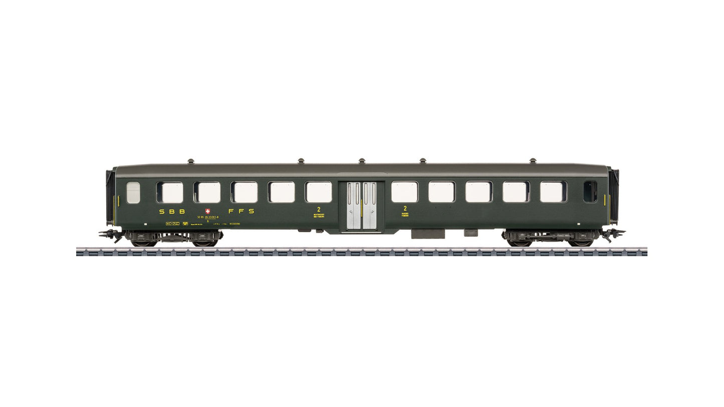 Marklin 43383 Lightweight Steel Passenger Car, 2nd Class