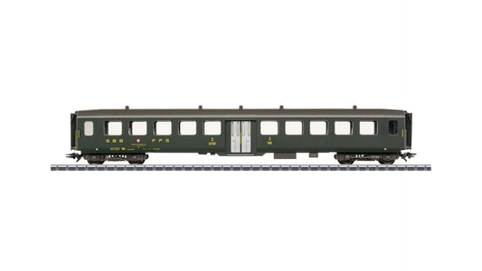 Marklin 43383 Lightweight Steel Passenger Car, 2nd Class