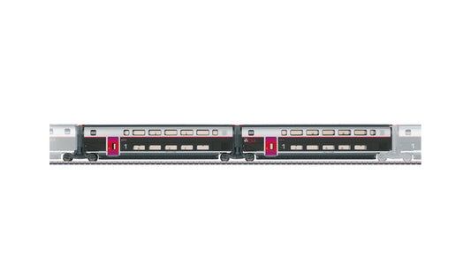 Marklin 43428 Add-On Car Set 1 for the TGV INOUI