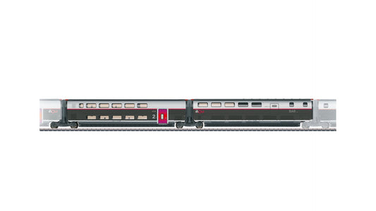Marklin 43448 Add-On Car Set 3 for the TGV INOUI