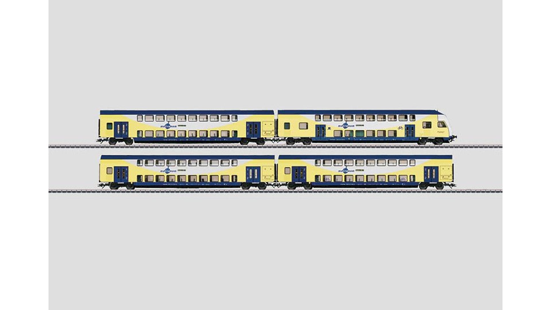 Marklin 43475 Metronom Bi-level Car Set