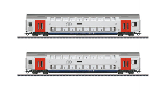 Marklin 43566 SNCB Bi-Level Car Set