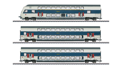 Marklin 43599 Copenhagen Commuter Service Bi-Level Car Set