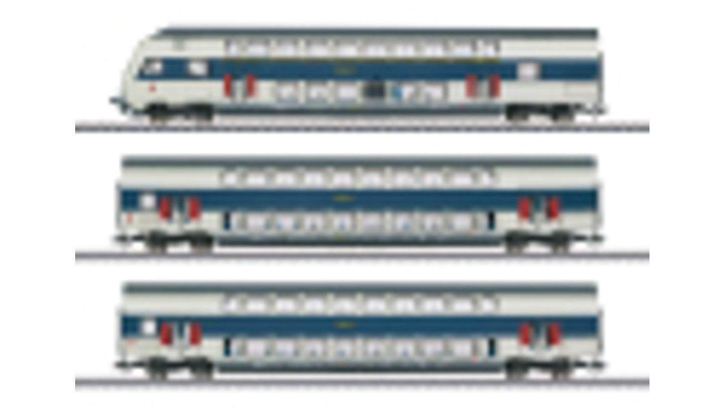 Marklin 43599 Copenhagen Commuter Service Bi-Level Car Set