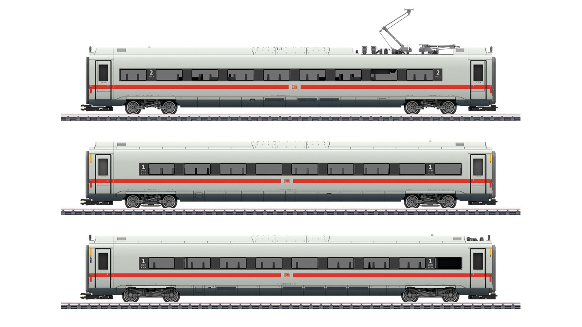 Marklin 43724 Add-On Car Set for the ICE 4