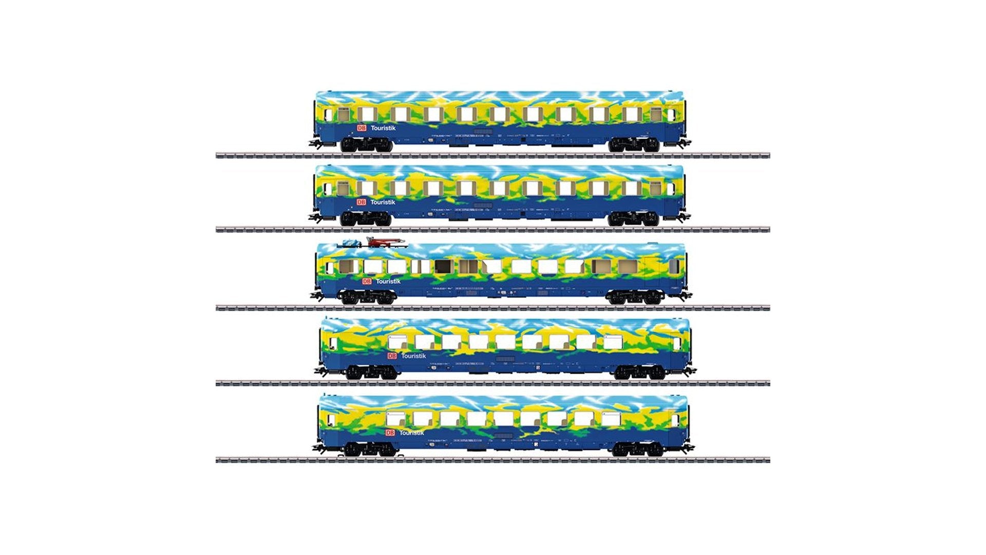 Marklin 43878 Tourism Train Passenger Car Set