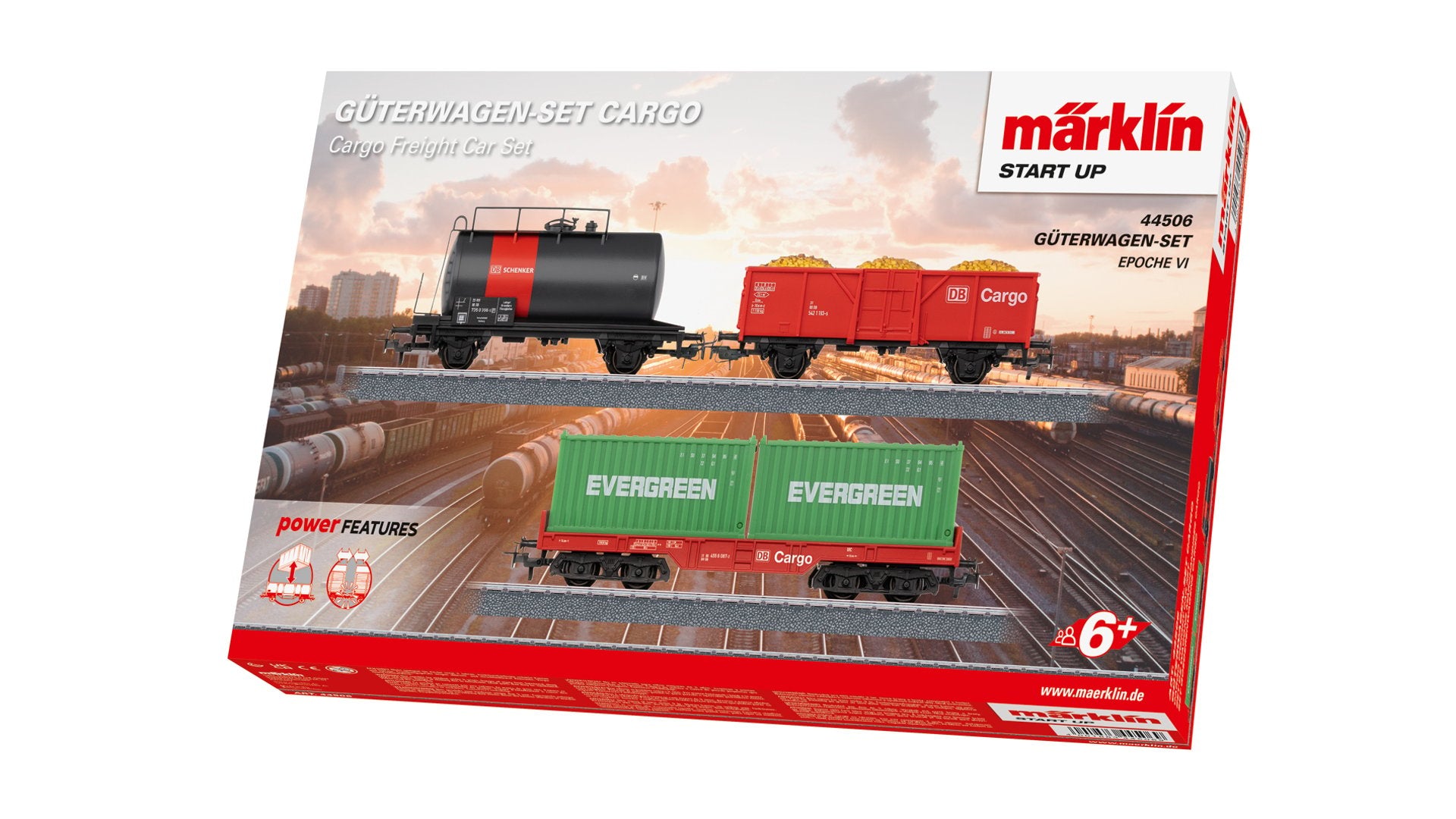 Marklin 44506 Märklin Start up - Cargo Freight Car Set, Era VI