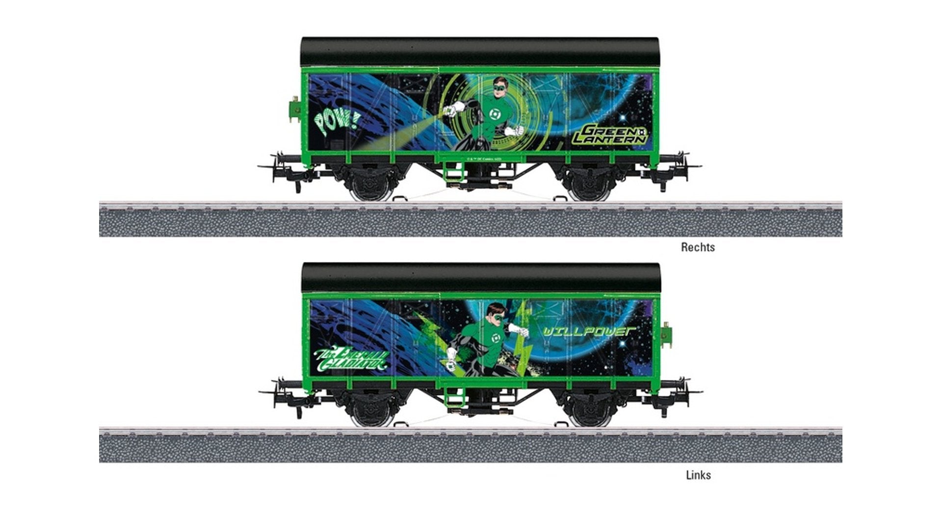 Marklin 44830 Marklin Start up Green Lantern Boxcar