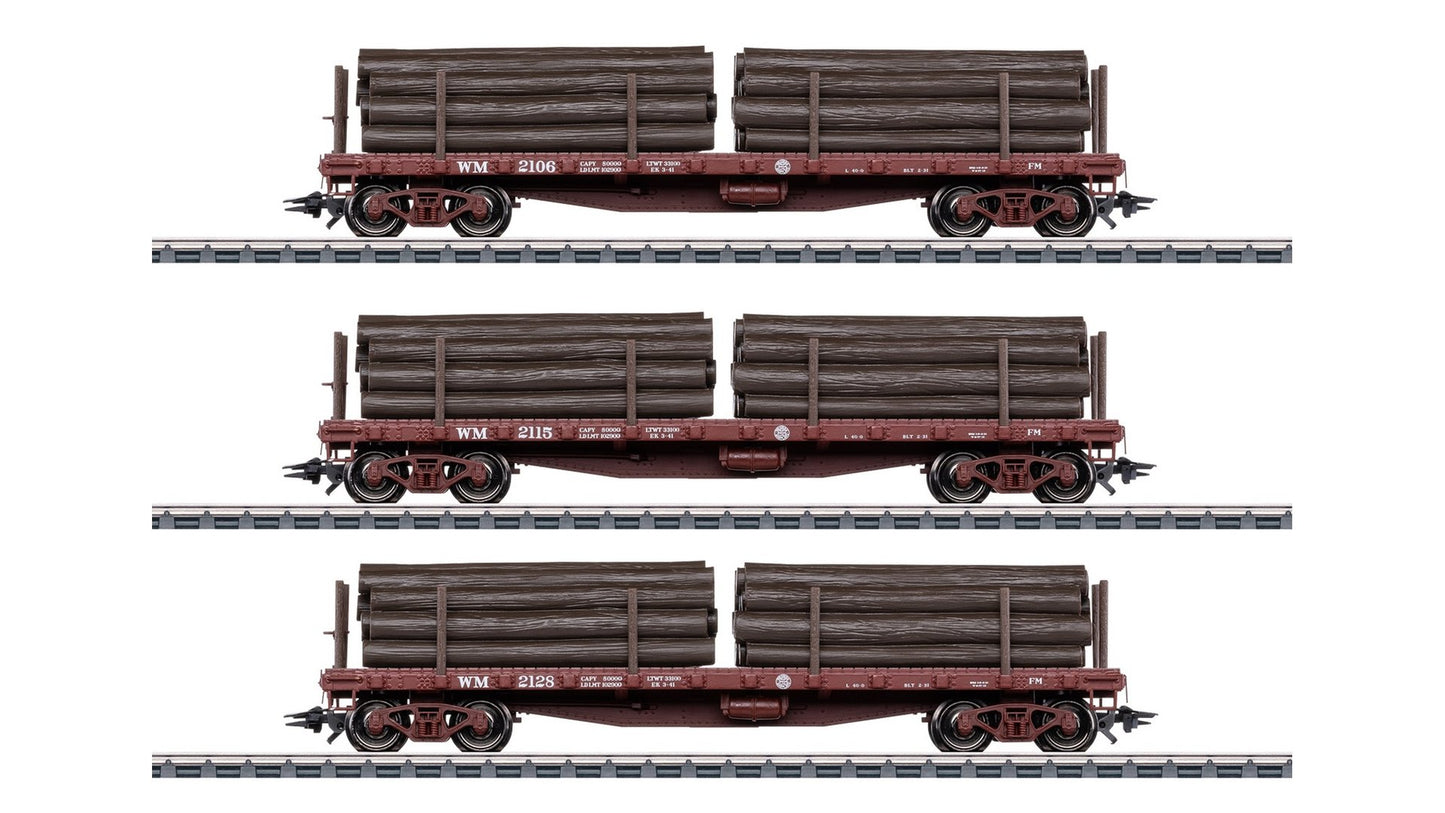 Marklin 45600 US Flat Car Set