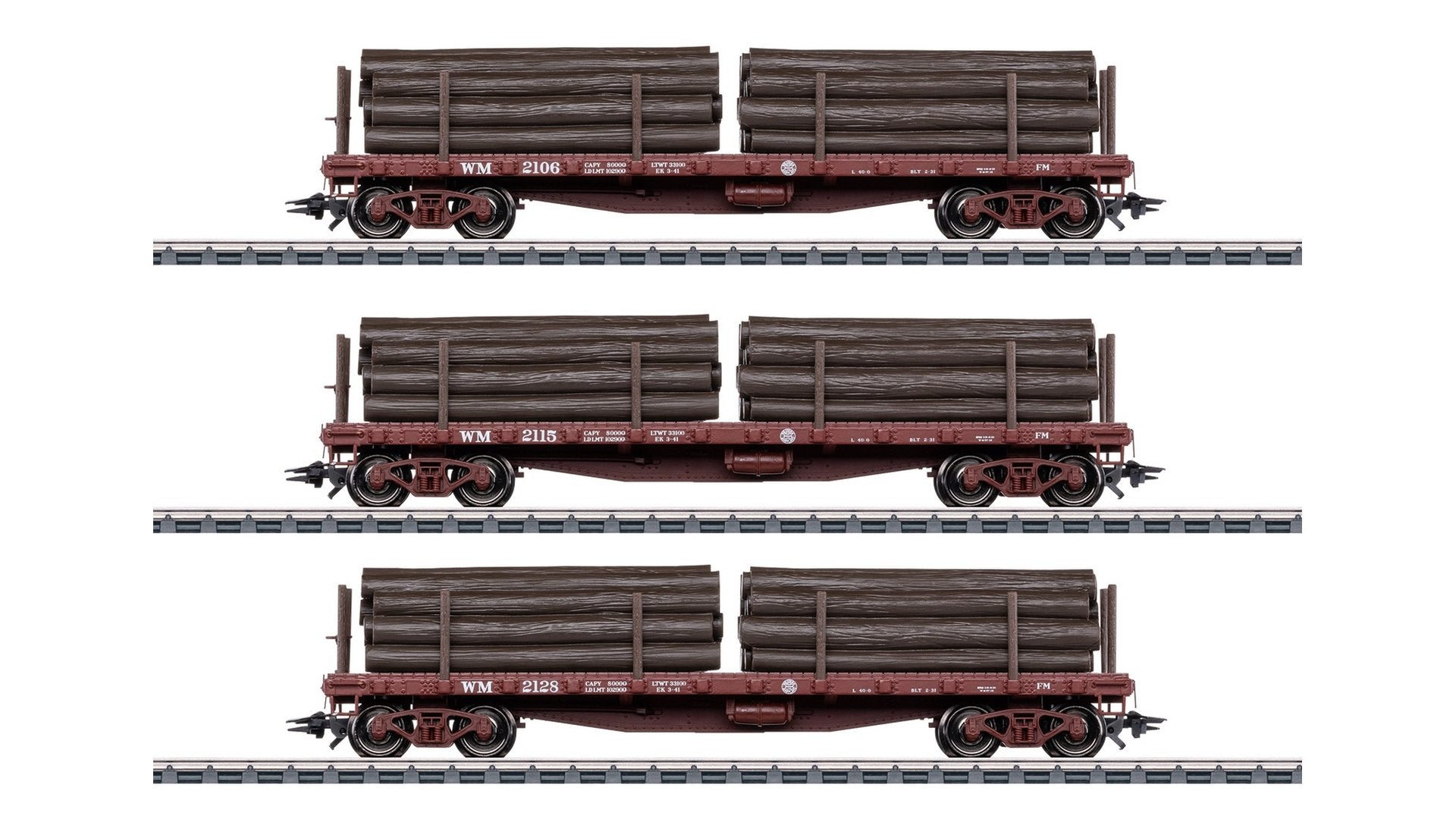 Marklin 45600 US Flat Car Set