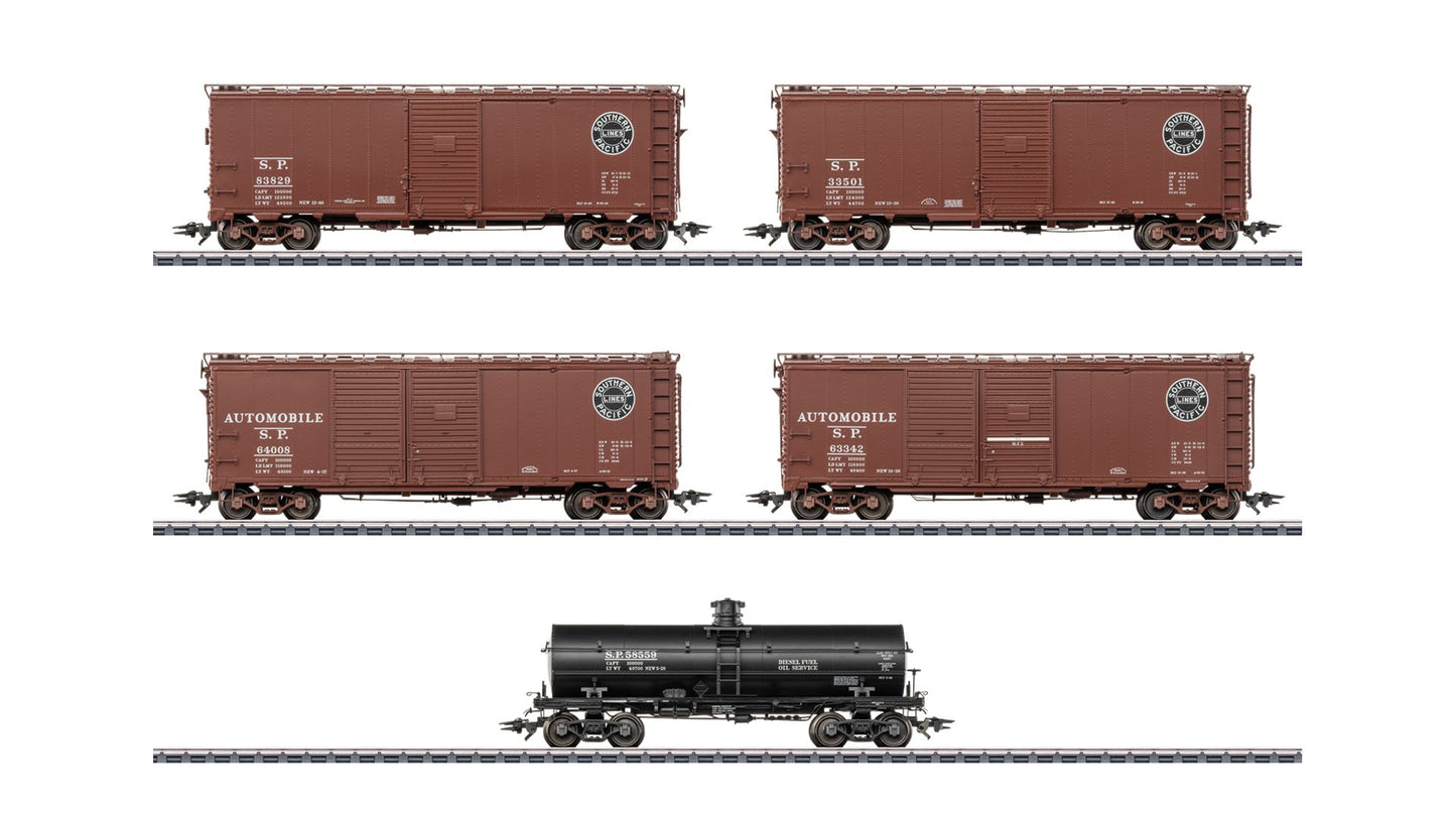 Marklin 45667 US freight car set,5 cars,SP