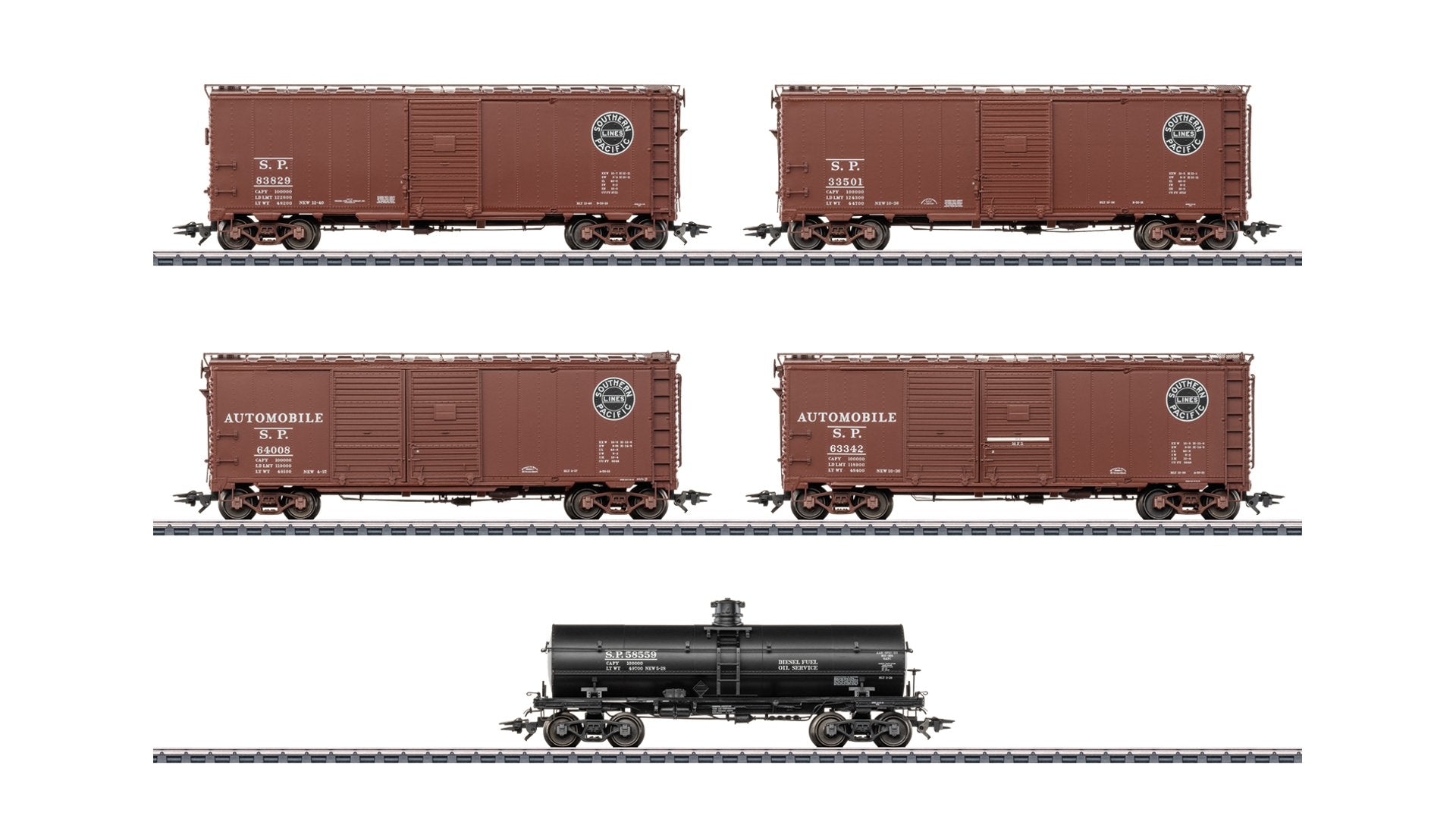 Marklin 45667 US freight car set,5 cars,SP