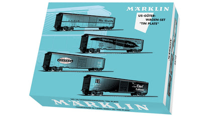 Marklin 45712 US Boxcar Set 4 Cars MHI