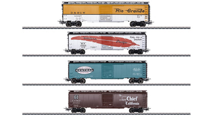 Marklin 45712 US Boxcar Set 4 Cars MHI