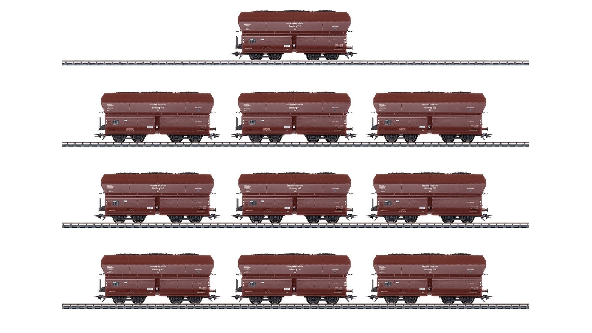 Marklin 46226 Type OOt Oldenburg Dump Car Set