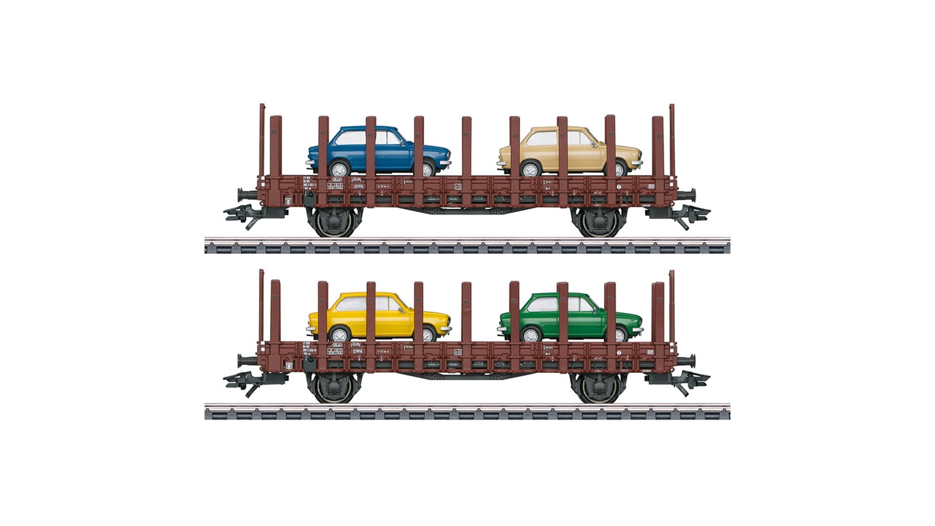 Marklin 46404 DAF 66 Flat Car Set