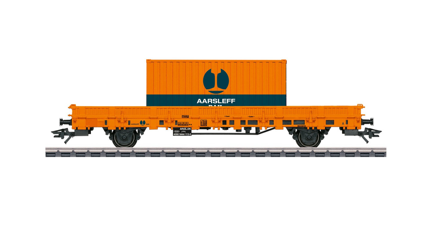 Marklin 46933 Type Kls Low Side Car Aarsleff Rail Ep VI