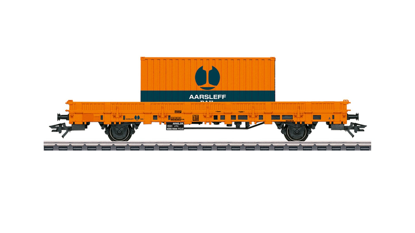 Marklin 46933 Type Kls Low Side Car Aarsleff Rail Ep VI