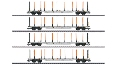 Marklin 47138 Set Type Sgns 88 Freight Car Set ExTe Schemel 4 WagRR Ep VI