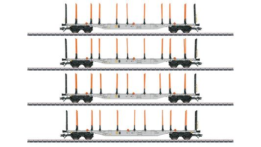 Marklin 47138 Set Type Sgns 88 Freight Car Set ExTe Schemel 4 WagRR Ep VI