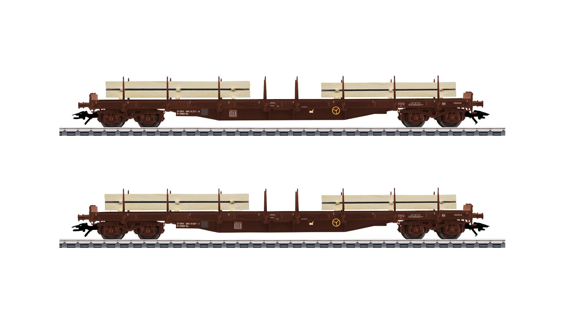 Marklin 47150 Lumber Flat Car Set