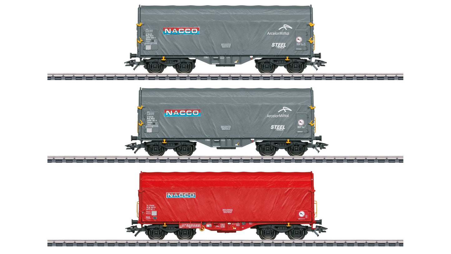 Marklin 47224 Sliding Tarp Car Set Nacco NL EpVI