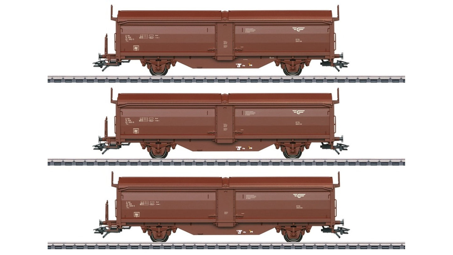 Marklin 47302 Type Tbis Sliding Roof and Sliding Wall Car Set