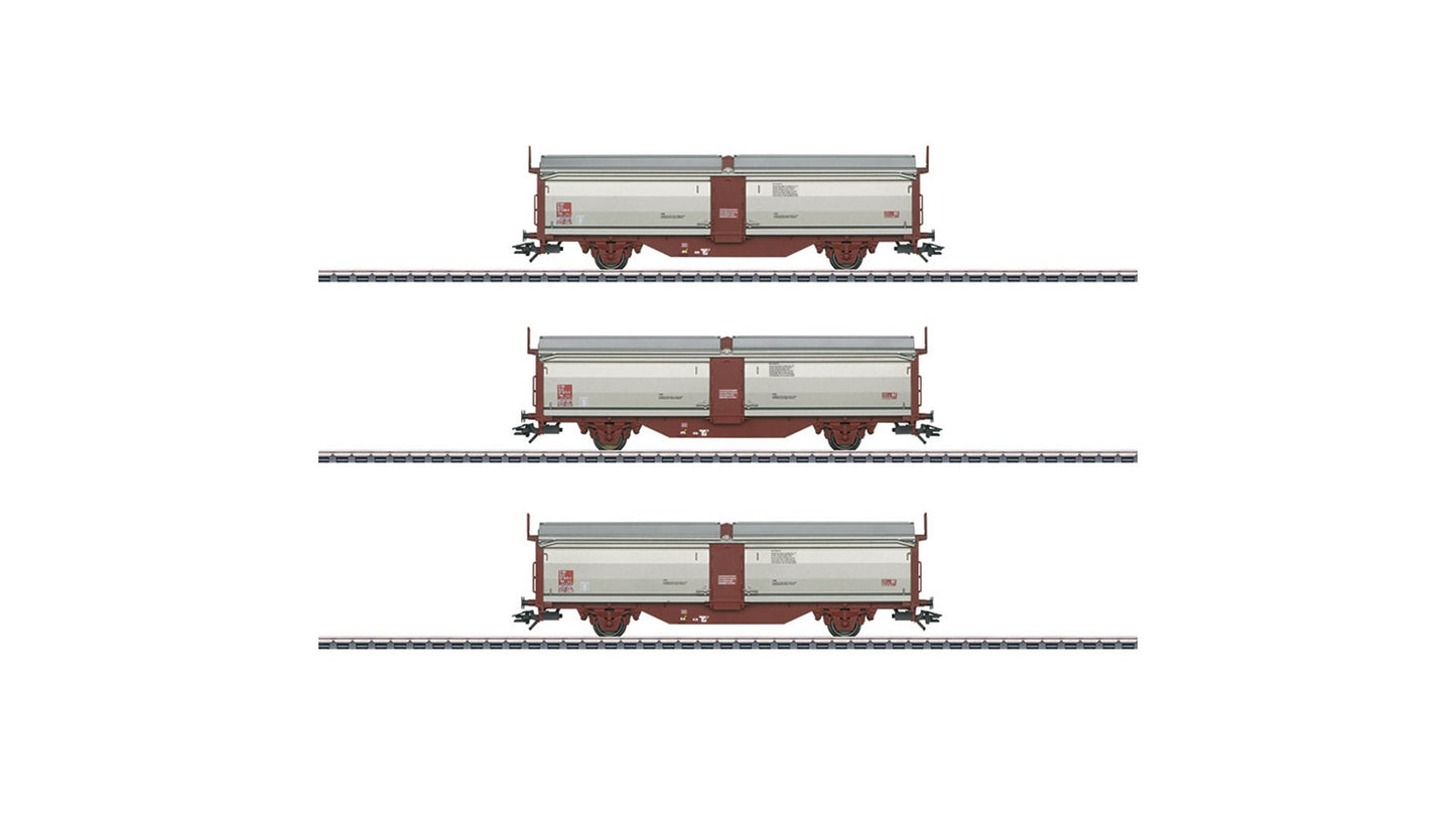 Marklin 47303 Type Tbis Sliding Roof Wall Car Set