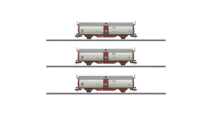 Marklin 47303 Type Tbis Sliding Roof Wall Car Set