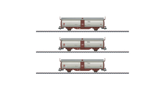 Marklin 47303 Type Tbis Sliding Roof Wall Car Set