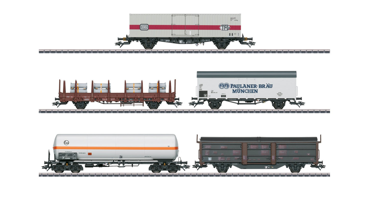 Marklin 47370 Freight Car Set for the BR 194 5 Cars DBIV