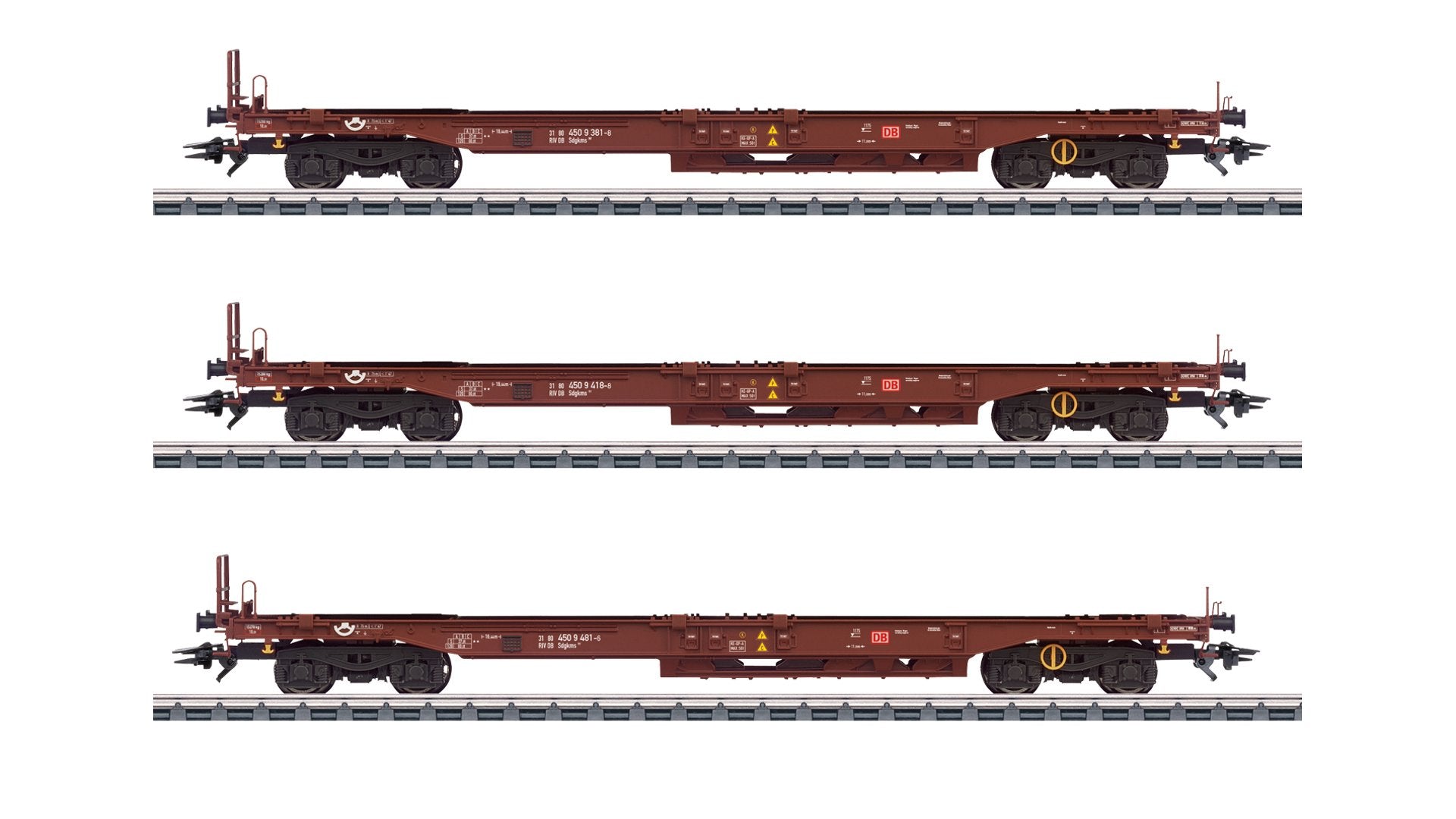 Marklin 47464 Type Sdgkms Deep-Well Flat Car