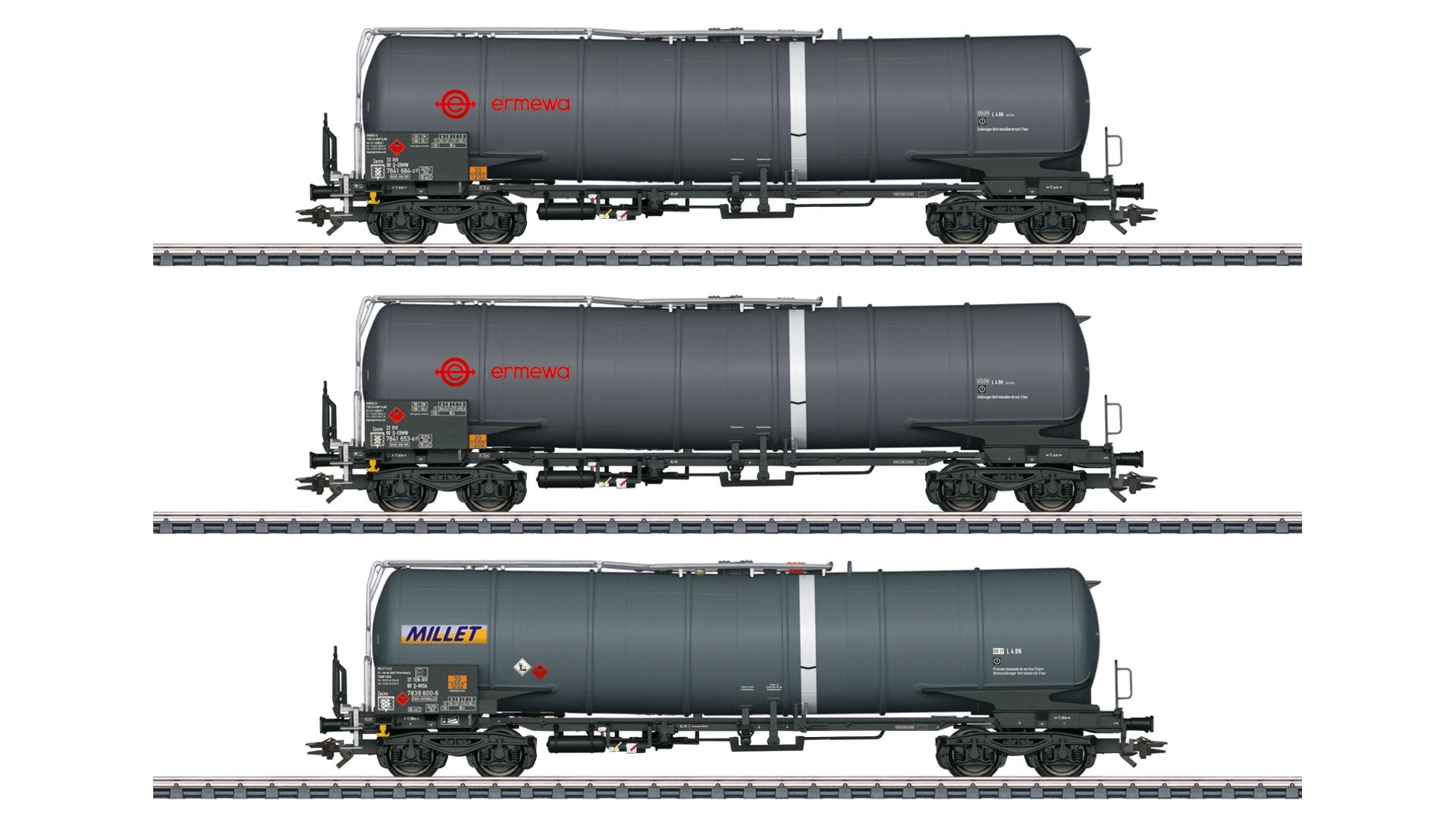 Marklin 47551 Type Zacns Tank Car Set