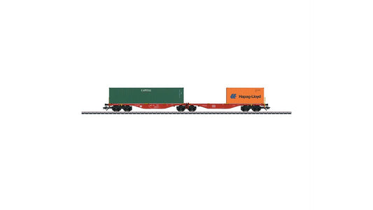 Marklin 47801 Type Sggrss 80 Double Container Transport Car