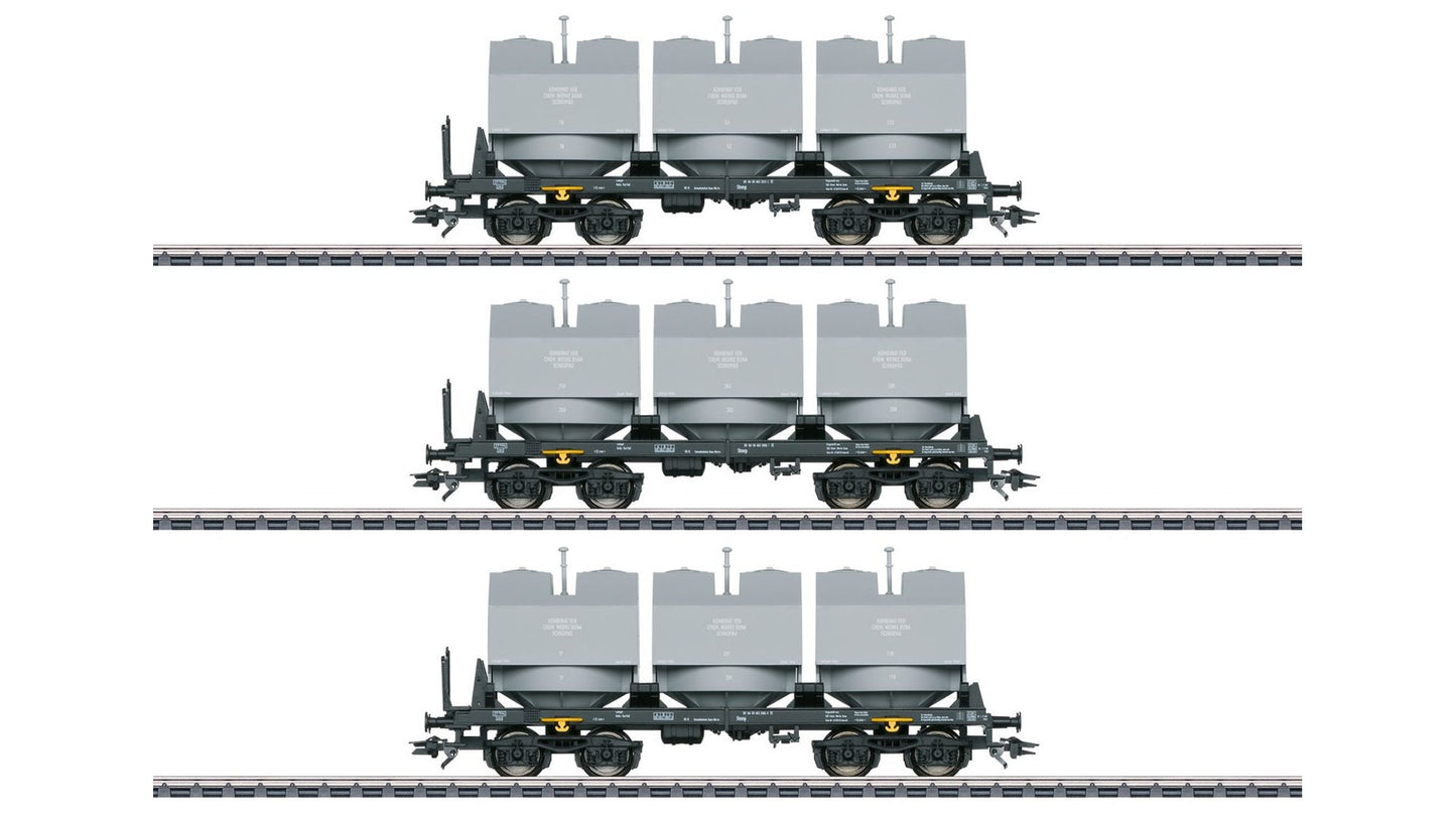 Marklin 48263 Type Slmmp Limestone Tub Car Set