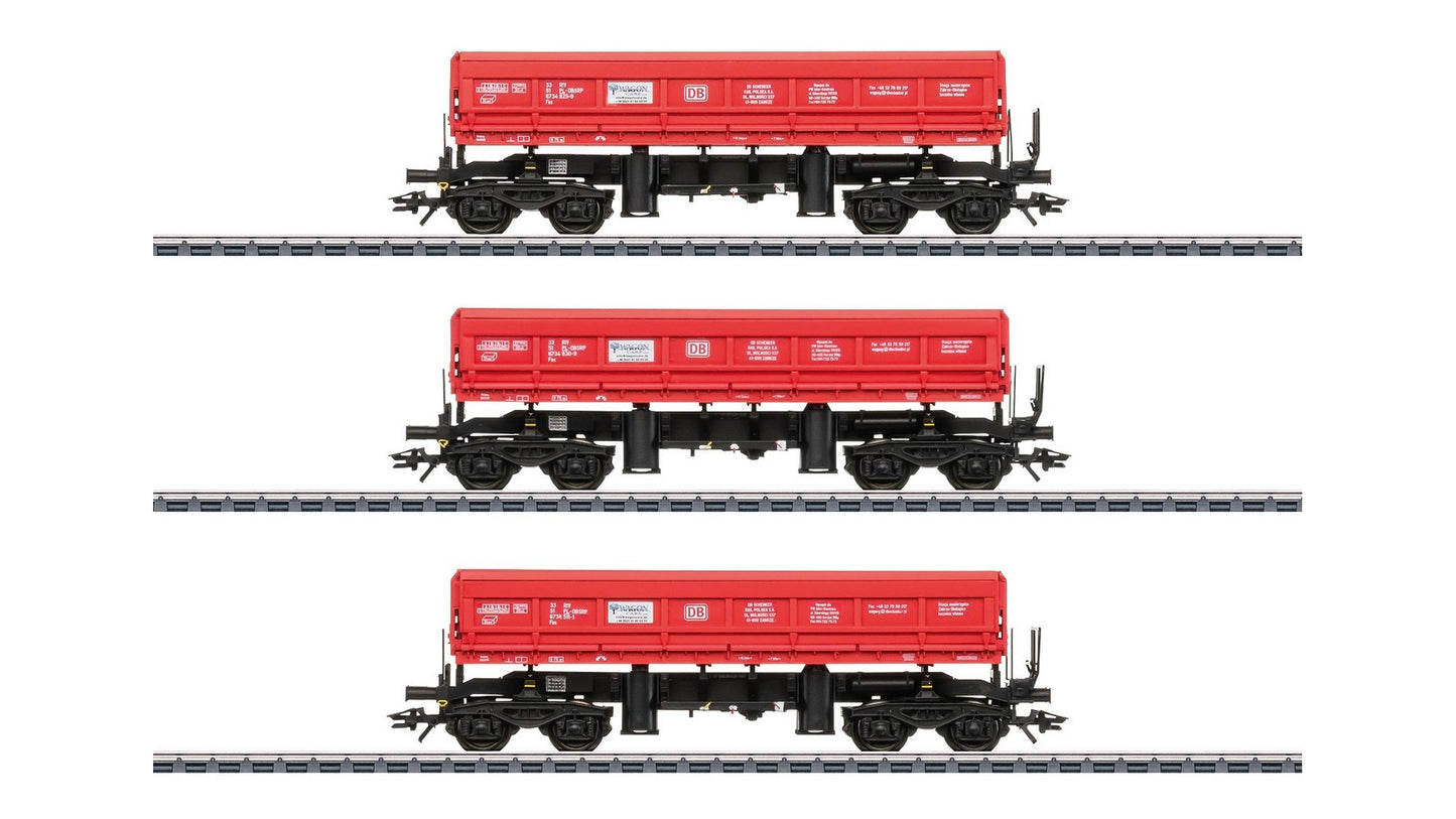 Marklin 48458 DB Schenker Fas Dump Car Set