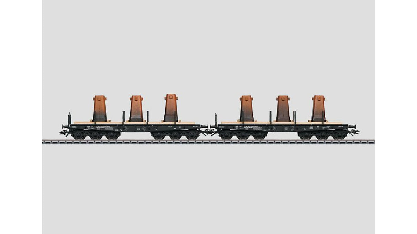 Marklin 48685 Heavy-Duty Flat Car Set Sa 705