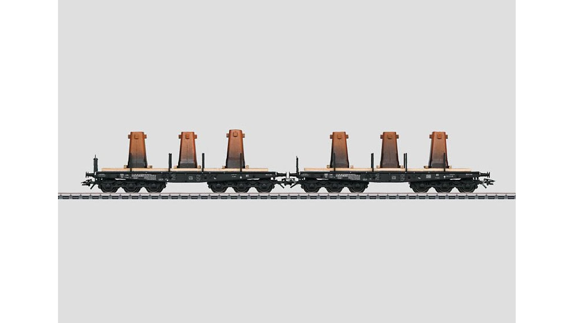 Marklin 48685 Heavy-Duty Flat Car Set Sa 705