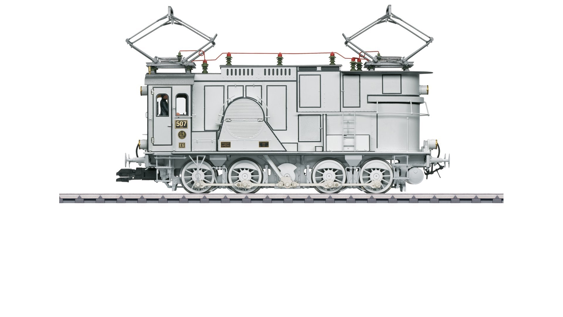 Marklin 55506 Class EG 507 Freight Train Electric Locomotive with Photographic Gray Paint
