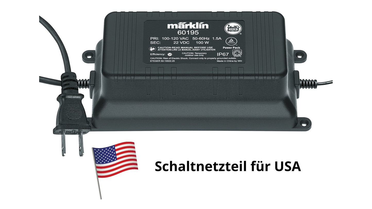 Marklin 60195 Power Pack 120V-100 VA